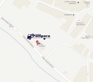 Grúas Pampero Málaga - Localización de servicio de grúas en Málaga